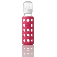 Biberon en verre Weego 260 ml - framboise